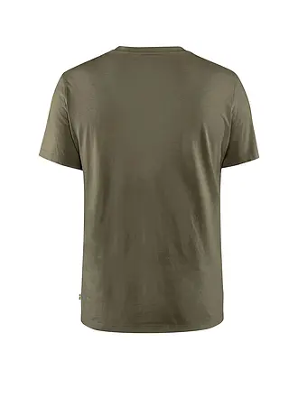 FJÄLLRÄVEN | Camiseta de hombre Arctic Fox | olive